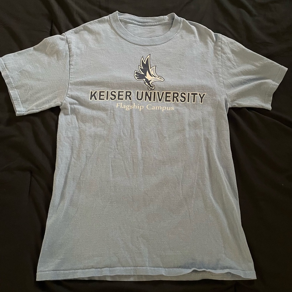 Light Blue Logo T-Shirt - Men